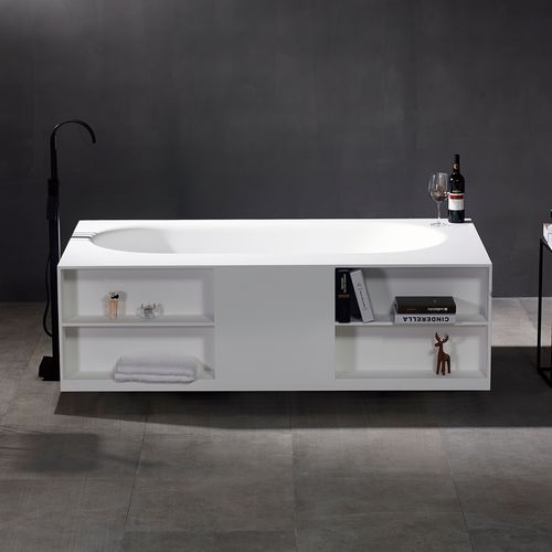 Baignoire ovale - YL6017 - FOSHAN ARTLAND SANITARY WARE CO.LTd. - carrée / en îlot / intégrée