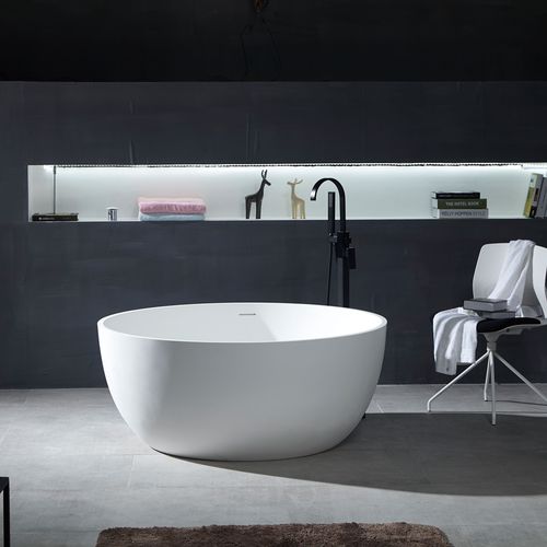 Baignoire ronde - YL6063 - FOSHAN ARTLAND SANITARY WARE CO.LTd. - à poser / en fonte minérale / en Corian®