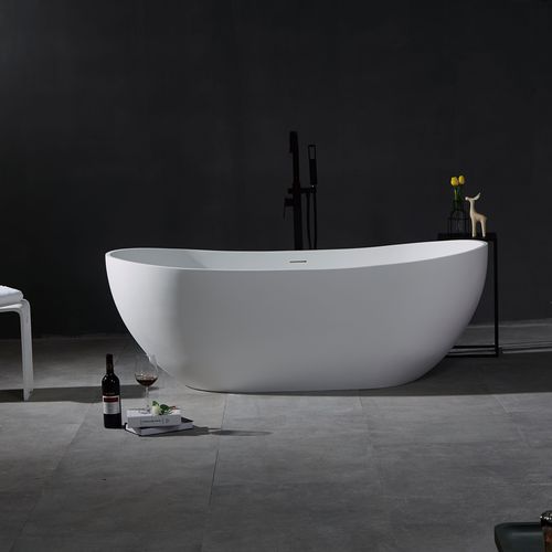 Baignoire ovale - YL6074 - FOSHAN ARTLAND SANITARY WARE CO.LTd. - à poser / en fonte minérale / en Solid Surface