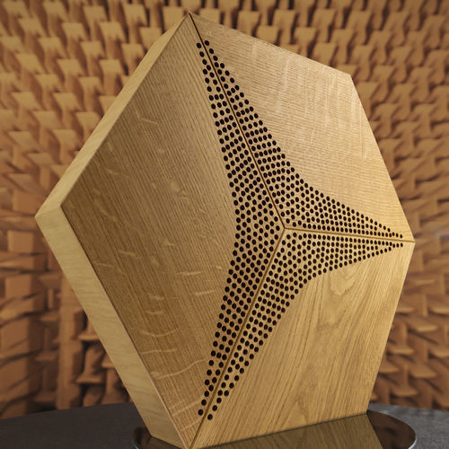 Panneau acoustique pour mur - HEXAGO CM-D FLAT - FORM AT WOOD - pour plafond / suspendu / en bois