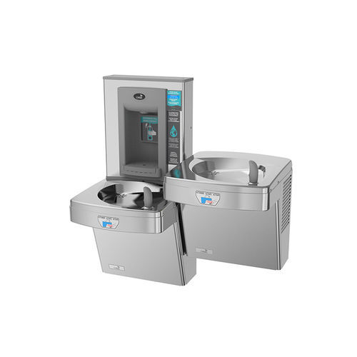 Fontaine à eau murale - P8EBFSLTTY (P8ACSLTTY + 507000) - OASIS - avec commande électronique / sans contact / avec traitement UVC-LED