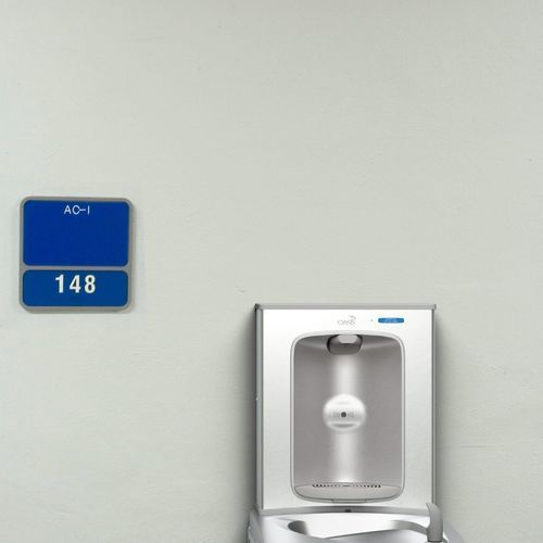 Fontaine à eau encastrable - PWSBF 507012 - OASIS - pour établissement public / en acier / en coquillages