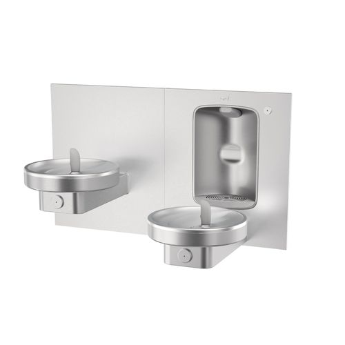 Fontaine à eau encastrable - MMRSLSBF 507440 - OASIS - intégrée / pour établissement public / en acier