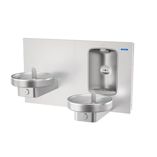 Fontaine à eau sans contact - MMRSLEBFY 507193 - OASIS - encastrable / intégrée / pour établissement public