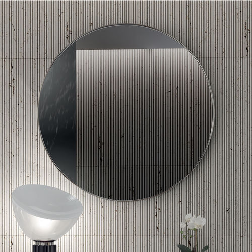 Miroir mural - CIRCO - Conte - contemporain / rond / en métal peint