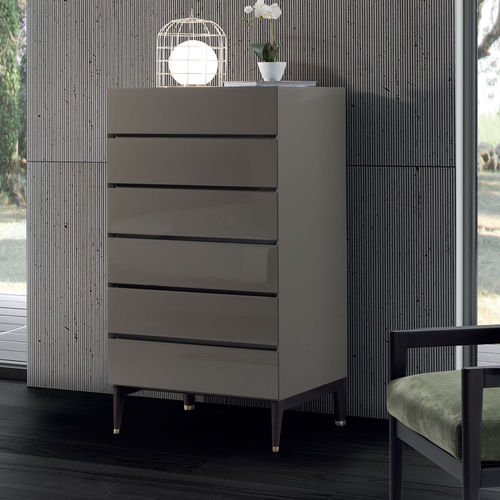 Chiffonnier contemporain - HUGS - Conte - en bois laqué / en frêne / en bois massif