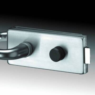 Serrure mécanique - QUADRA - Casma - avec poignée / pour porte en verre / 1 point