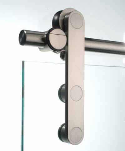 Système coulissant en acier inoxydable - Fluxo - Casma - pour porte en verre / pour porte de douche / mural