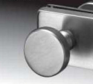 Bouton de porte contemporain - 1562 series - Casma - en acier inoxydable / pour porte en verre
