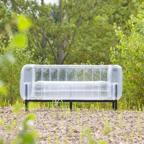 Canapé contemporain - YOMI EKO - MOJOW DESIGN - d'extérieur / en polyuréthane / imperméable