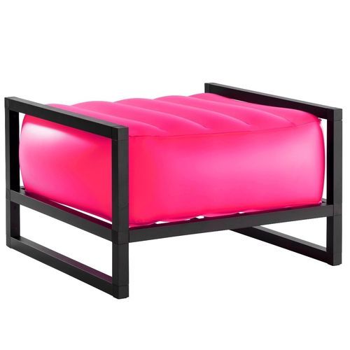 Pouf contemporain - Yoko - MOJOW DESIGN - en bois / en polyuréthane / rectangulaire