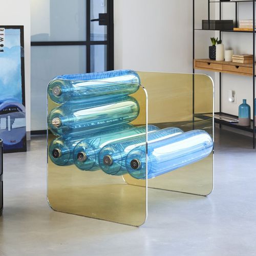 Fauteuil design original - MW01  - MOJOW DESIGN - en polyuréthane / en verre / personnalisable