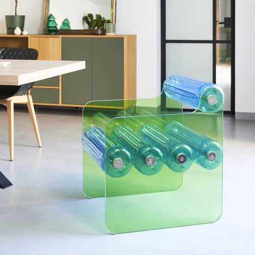 Fauteuil contemporain - MW04  - MOJOW DESIGN - en polyuréthane / en verre / personnalisable