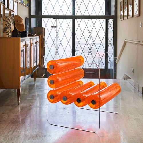 Fauteuil design original - MW01 - MOJOW DESIGN - en polyuréthane / en acier inoxydable / en PMMA