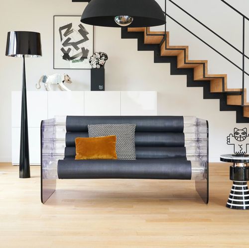 Canapé compact - MW02  - MOJOW DESIGN - design original / d'extérieur / en simili cuir