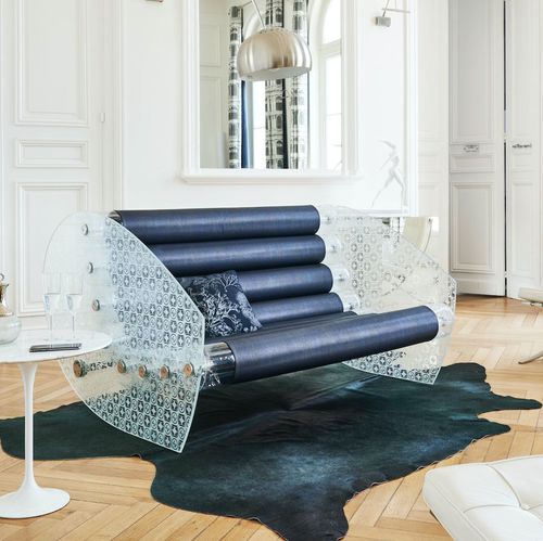 Canapé compact - MW05 - MOJOW DESIGN - design original / en simili cuir / en polyuréthane