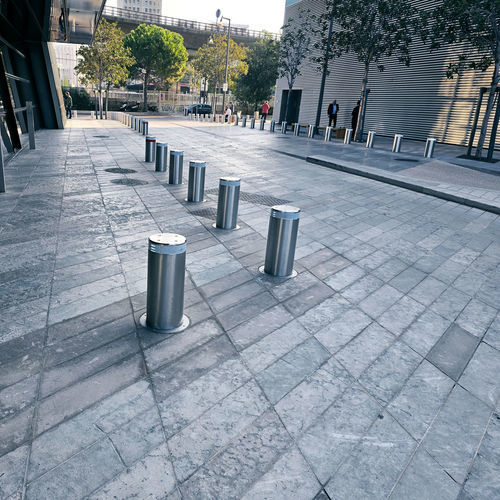 Borne de contrôle d'accès - CITIFIX 250 - BORNES ESCAMOTABLES ET SYSTEMES - BES - anti-stationnement / de protection / en acier