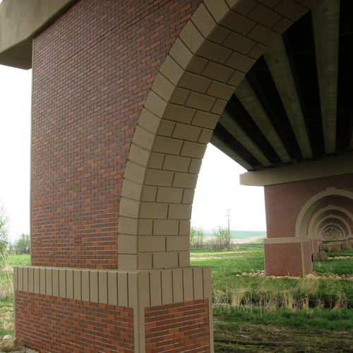 Brique de parement en béton - METRO® : IRONSPOT - Scott System - d'extérieur / vieilli / sablé