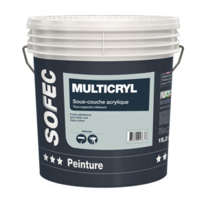Peinture d'adhérence - MULTICRYL - Sofec - intérieure / pour mur / pour plafond