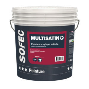 Peinture décorative - MULTISATIN + - Sofec - intérieure / pour mur / pour plafond