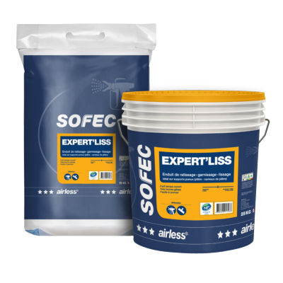 Enduit de lissage - EXPERT'LISS - Sofec - d'intérieur / pour plâtre / en plâtre