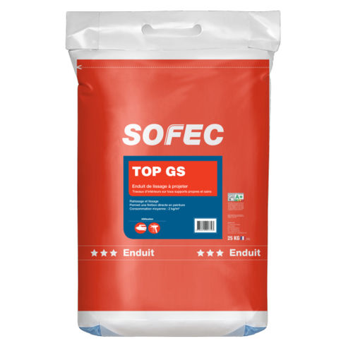Enduit de lissage - TOP GS - Sofec - de finition / d'intérieur / pour plâtre