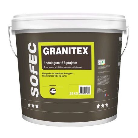 Enduit décoratif - GRANITEX - Sofec - d'intérieur / d'extérieur / pour mur