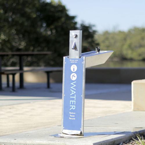 Fontaine à eau pour chiens - AQUAFIL BOLD 850BF - CIVIQ - d'extérieur / en inox / pour espace public