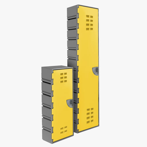 Casier vestiaire en polyéthylène - FLEXILOCKER CUBELOK - CIVIQ - pour bureau / pour école / pour centre de bien-être