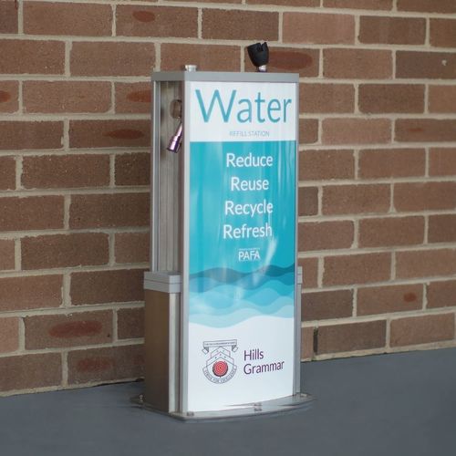 Fontaine à eau pour personnes à mobilité réduite - AQUAFIL SOLO 700BF - CIVIQ - d'extérieur / en inox / pour école