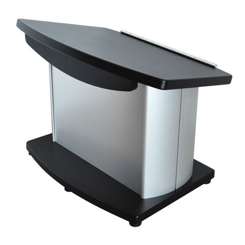 Pupitre de conférence - TABLE TOP  - Podium pros - assis debout / en aluminium / en aluminium anodisé
