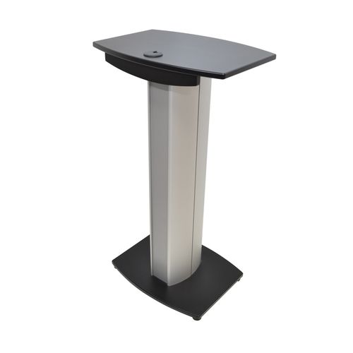 Pupitre de conférence - LAPTOP  - Podium pros - assis debout / sur roulettes / en aluminium