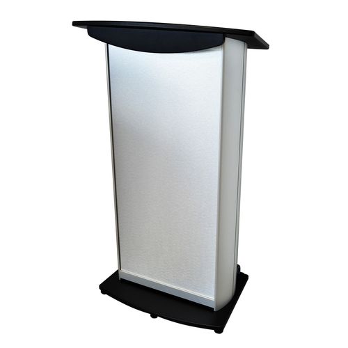 Pupitre de conférence - H2 STANDARD  - Podium pros - assis debout / sur roulettes / en aluminium