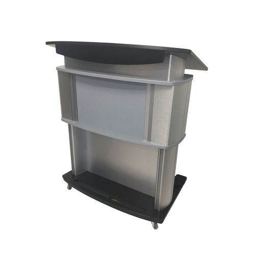 Pupitre de conférence - MOTORIZED ACCESSIBLE - Podium pros - assis debout / sur roulettes / avec port USB