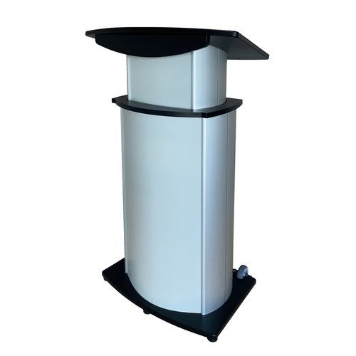 Pupitre de conférence - MOTORIZED ADJUSTABLE - Podium pros - assis debout / avec tiroir / sur roulettes