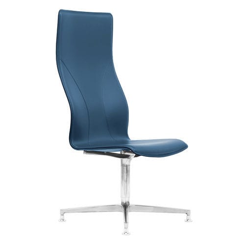 Chaise de bureau contemporaine - BB641.3  - kleos (Europe) SE - d'intérieur / en cuir / en métal