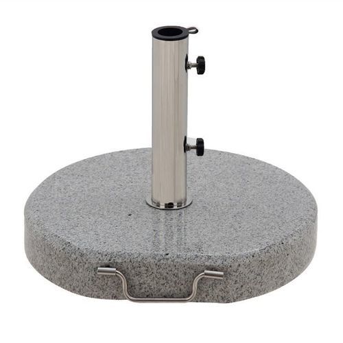 Pied de parasol en acier inoxydable - 30GR51S-02 - After Cloud Technology Ltd. - en granite