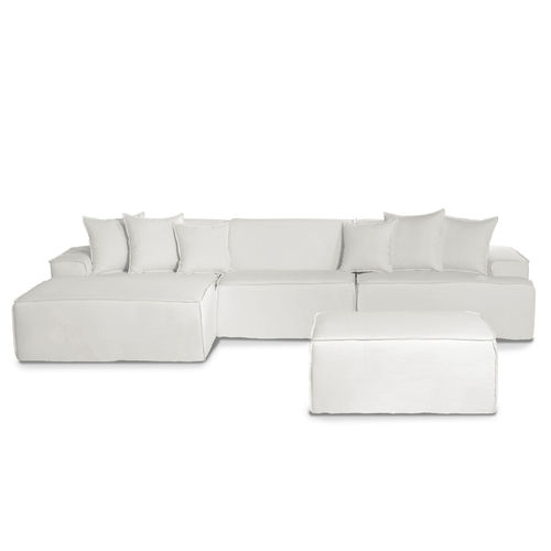 Canapé modulable - GANTE - Ormos - d'angle / contemporain / en tissu