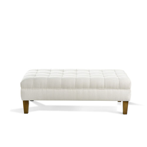 Banquette contemporaine - MINERVA - Ormos - en tissu / blanche
