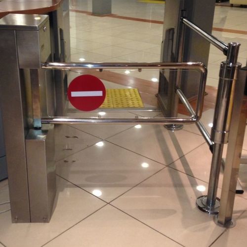 Tourniquet mi-hauteur - OVT 122 M - Oskar Turnstiles System - pour contrôle d'accès automatique / en acier inoxydable / pour établissement public