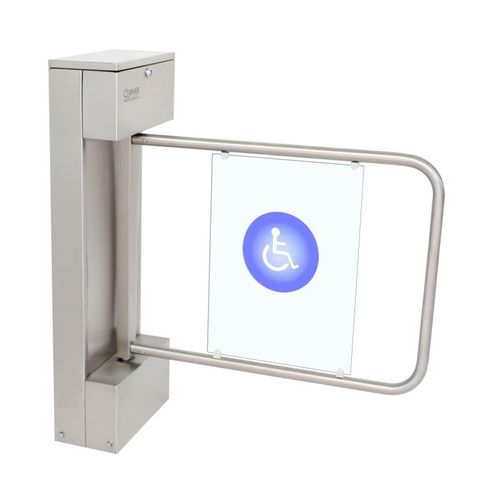 Tourniquet mi-hauteur - OVT 122 MG - Oskar Turnstiles System - pour contrôle d'accès automatique / en acier inoxydable / pour établissement public