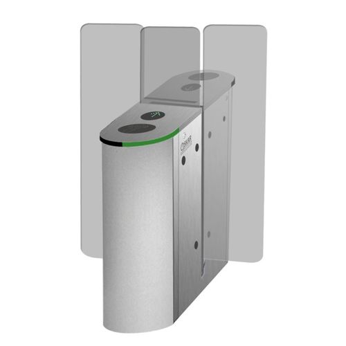 Tourniquet mi-hauteur - HCT 1600 D - Oskar Turnstiles System - pour contrôle d'accès automatique / en acier inoxydable / pour établissement public