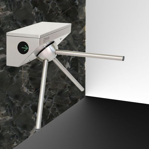 Tourniquet tripode - OTT 031 S - Oskar Turnstiles System - pour contrôle d'accès automatique / en acier inoxydable / pour établissement public
