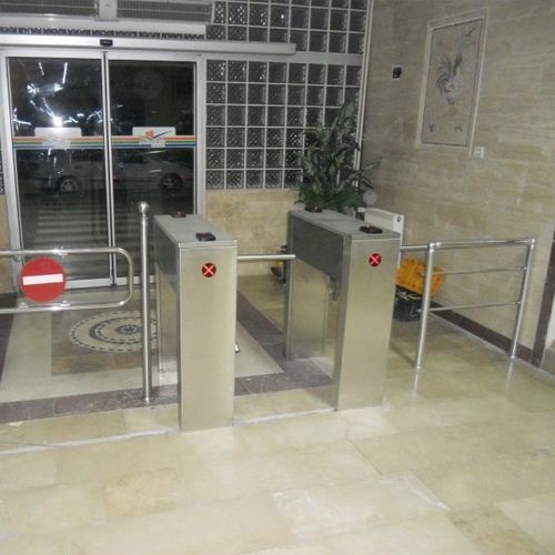 Tourniquet tripode - OTT 231 D - Oskar Turnstiles System - pour contrôle d'accès automatique / en acier inoxydable / pour établissement public
