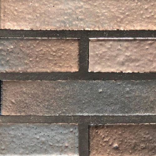 Brique pour façade - SILVER BLACK 3504-LO - SMOOTH - Klinker Covadonga - pour maçonnerie / trouée / colorée