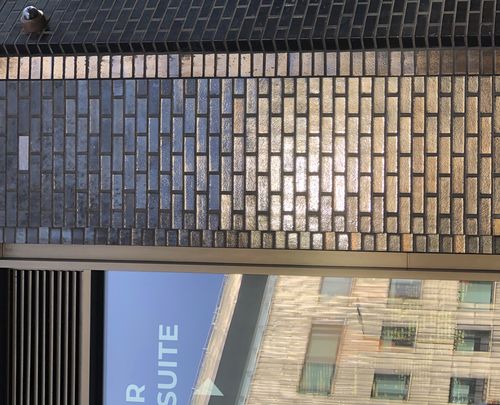 Brique pour façade - GOLDEN BLACK 3505-LO - SMOOTH  - Klinker Covadonga - pour maçonnerie / trouée / en clinker