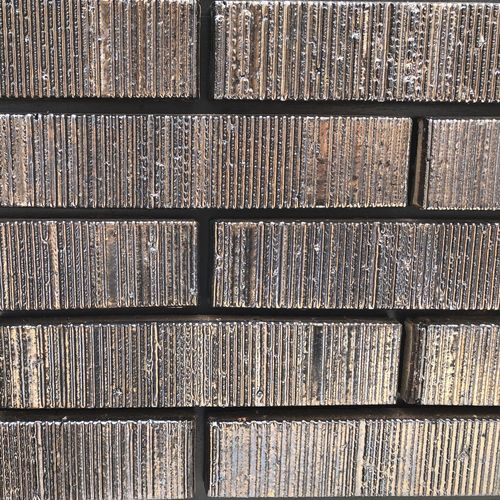 Brique pour façade - GOLDEN BLACK - 3505 O - TEXTURED - Klinker Covadonga - pour maçonnerie / trouée / spéciale