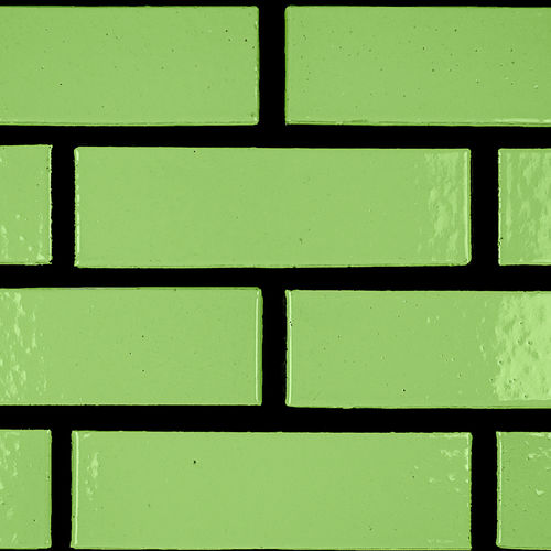 Brique pleine - 3315 L BRIGHT GREEN - SMOOTH - Klinker Covadonga - spéciale / acoustique / en clinker