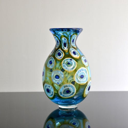 Vase contemporain - ANTONELLA™  - Amel Chamandy® Designs - en verre soufflé / en verre de Murano / fait main