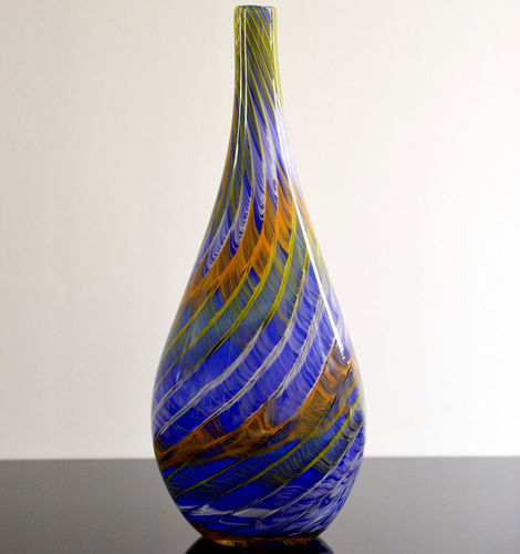 Vase contemporain - FIORELLA™ - Amel Chamandy® Designs - en verre soufflé / en verre de Murano / fait main